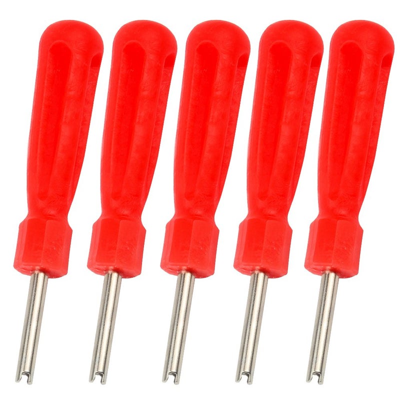 Senzeal 5Pcs Plastic Handle Car Valve Core Removal Single Head Tire Repair Tools - Image 1